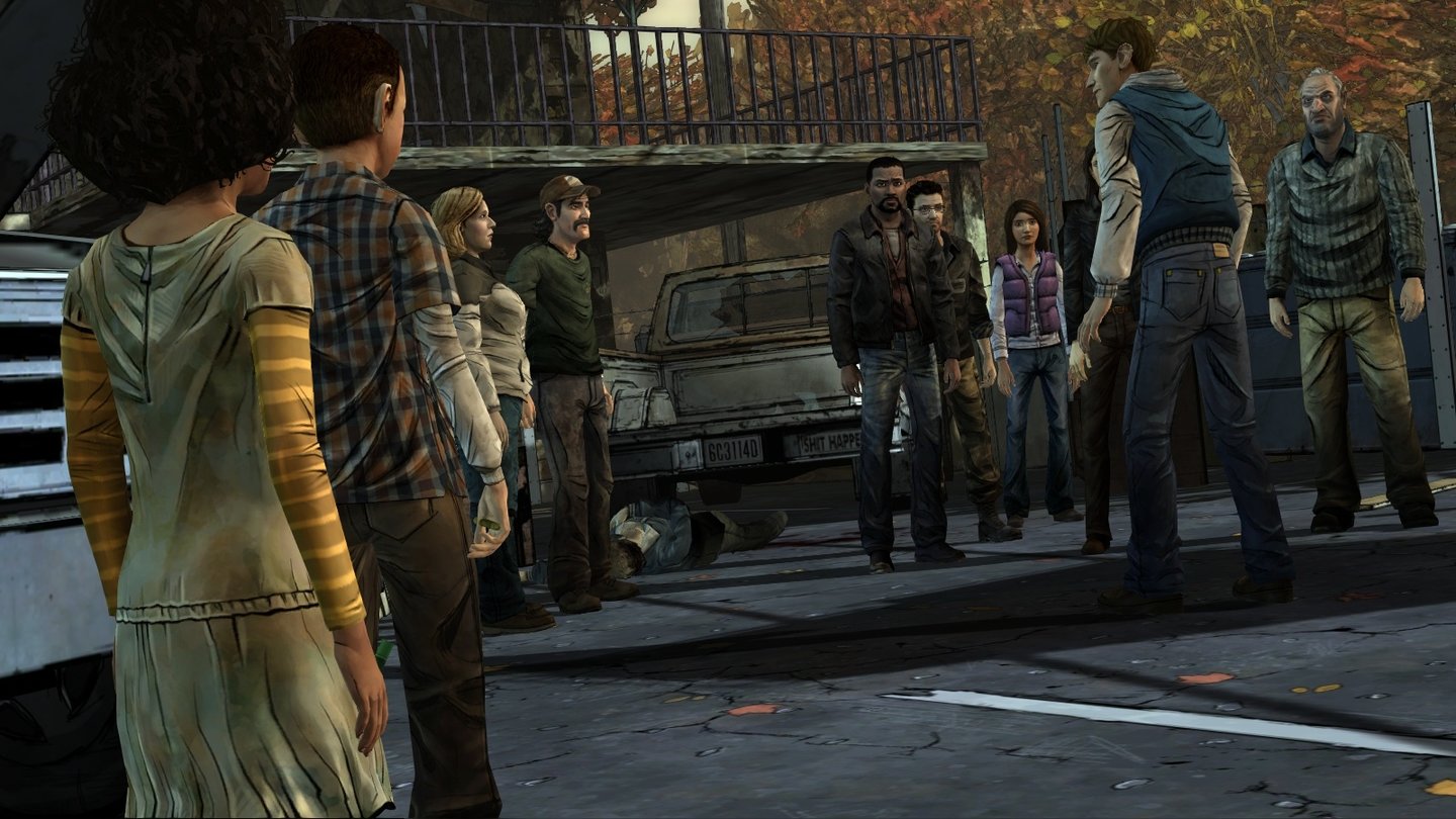 The Walking Dead: Episode 2Die Situation im Lager droht aufgrund des Nahrungsmangels und der Hoffnungslosigkeit zu eskalieren.