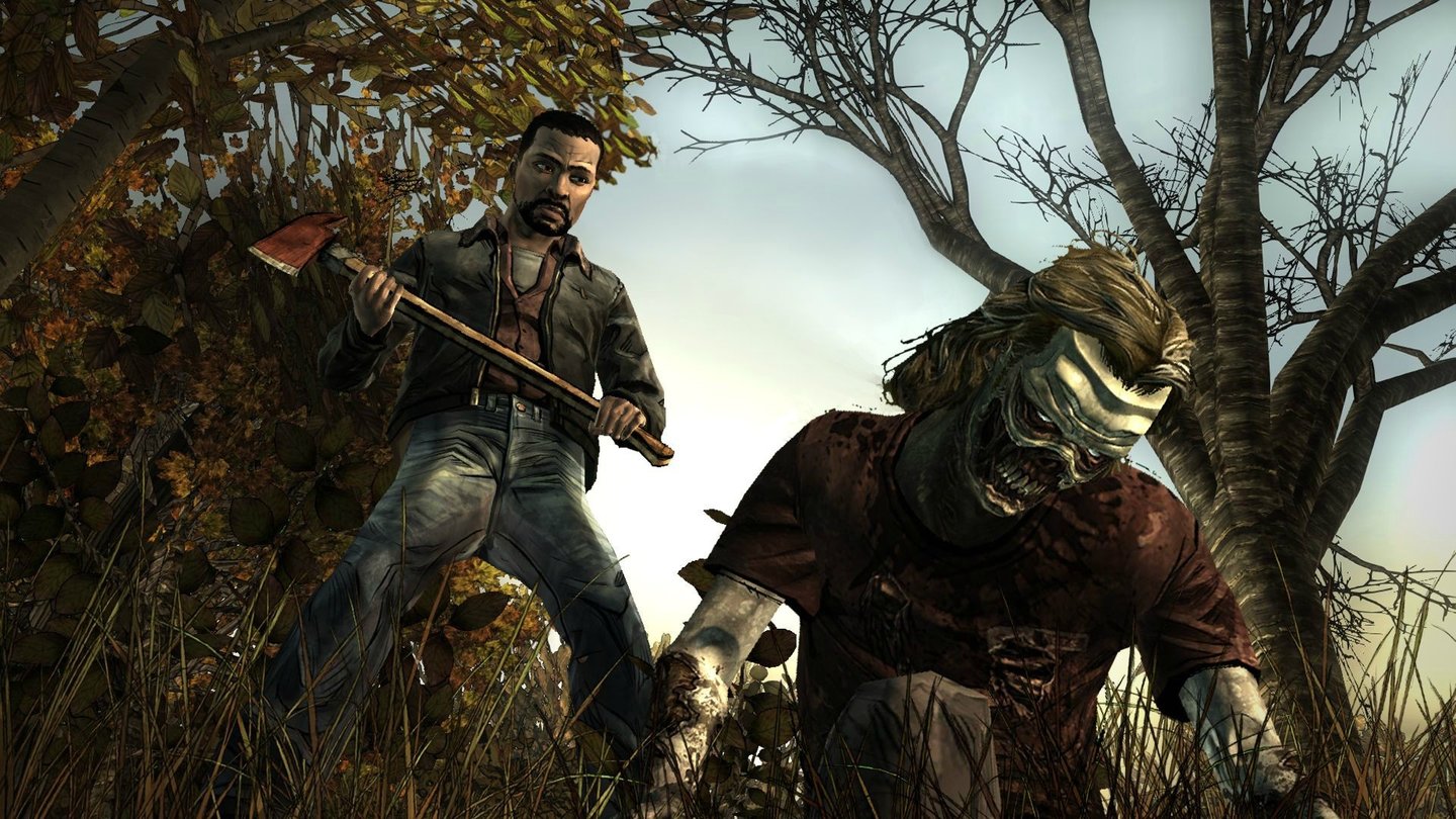 The Walking Dead: Episode 2Lee hatte drei Monate Zeit, den Umgang mit den Zombies zu üben. In Episode 2 gehts gleich zu Beginn direkt zur Sache.
