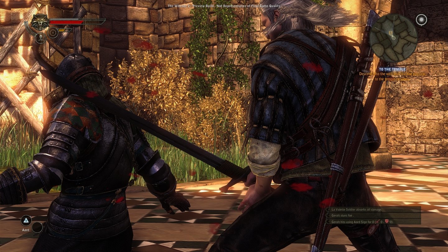 The Witcher 2: Assassins of KingsScreenshots aus der Preview-Version.