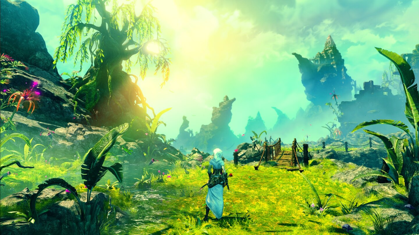 Trine 3: Artifacts of PowerIn den neuen Challenge-Karten absolvieren wir solo knifflige Passagen.