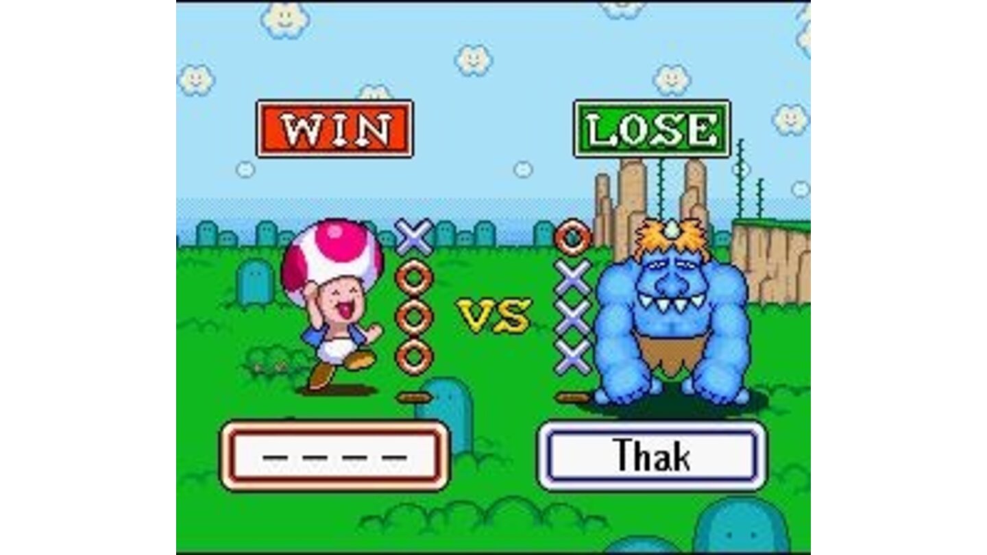 Toad has defeated one of the tougher enemies on hard difficulty setting