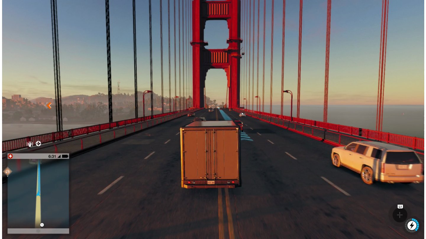 Oder nachgebauten Sehenswürdigkeiten wie der Golden Gate Bridge.