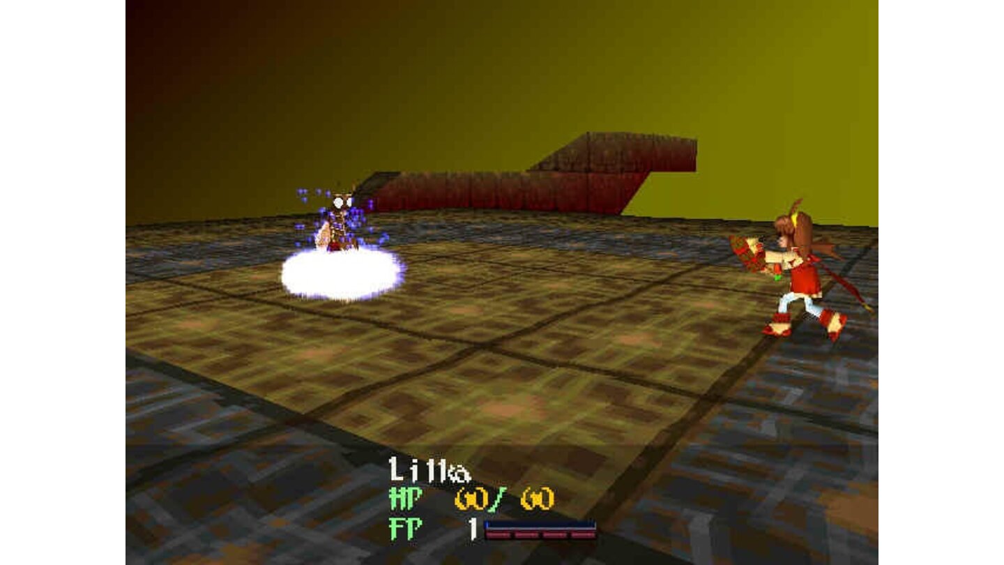 Lilka in a battle
