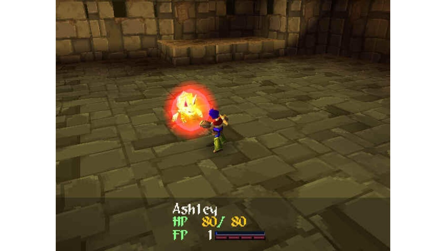 Ashley in battle: nice effect