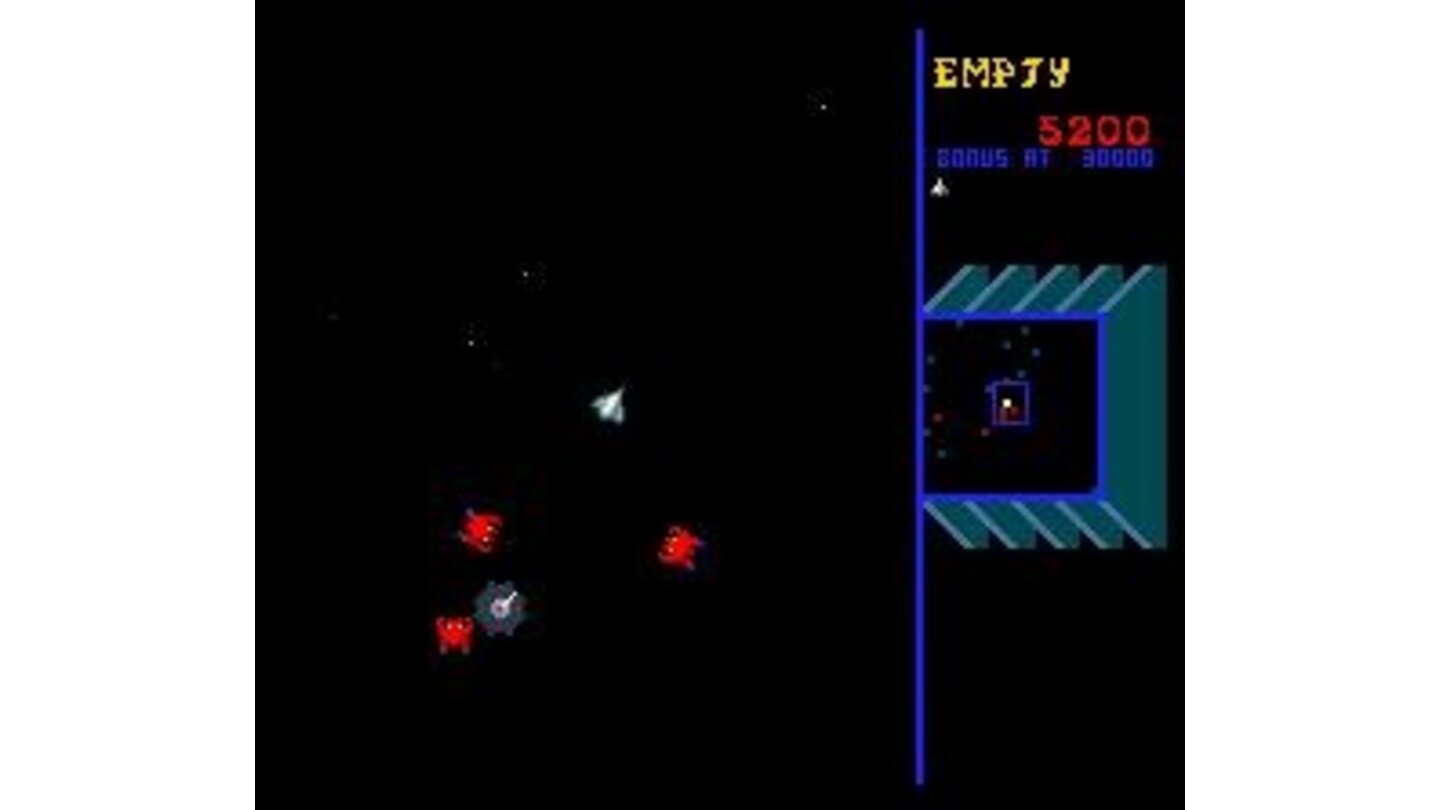 Sinistar is other shooter game in space. The difference: you can rotate the ship!