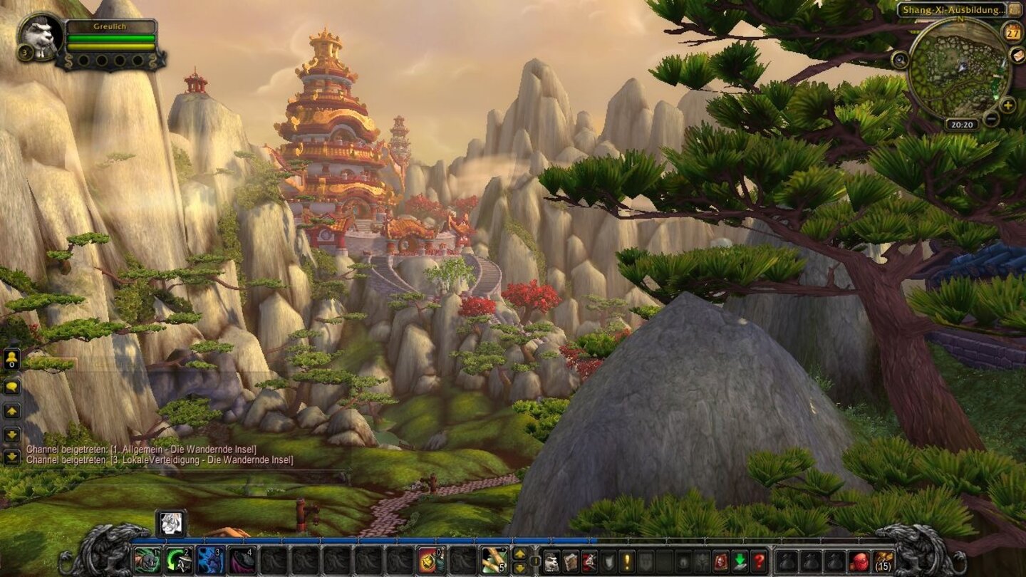 World of WarCraft: Mists of PandariaBevor er dort hin darf, muss er aber erst einmal seine Ausbildung in Pandaria hinter sich bringen ...