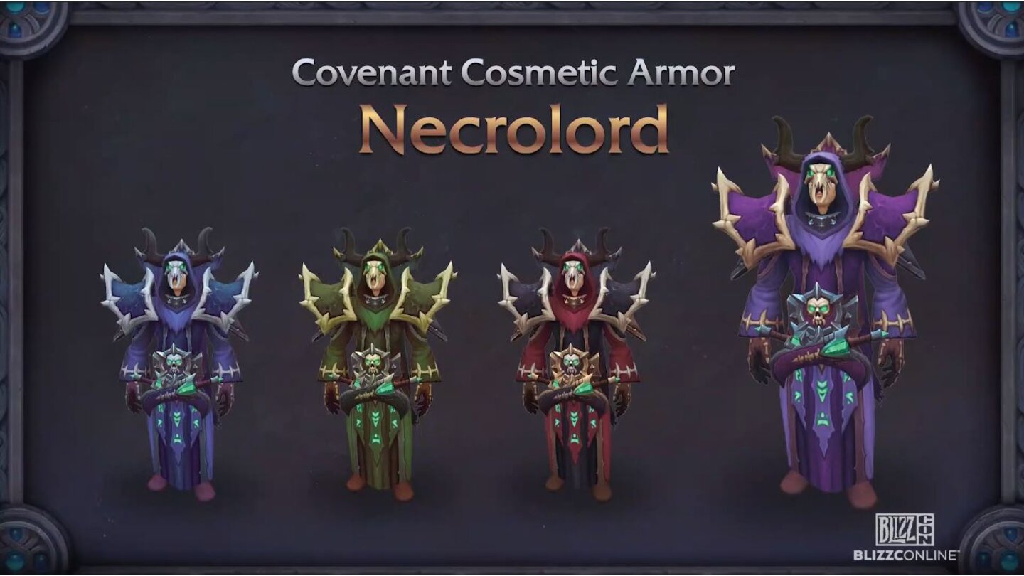 Die Rüstung der Nekrolords soll an die Nekromanten erinnern, deren Namensvetter sie sind.