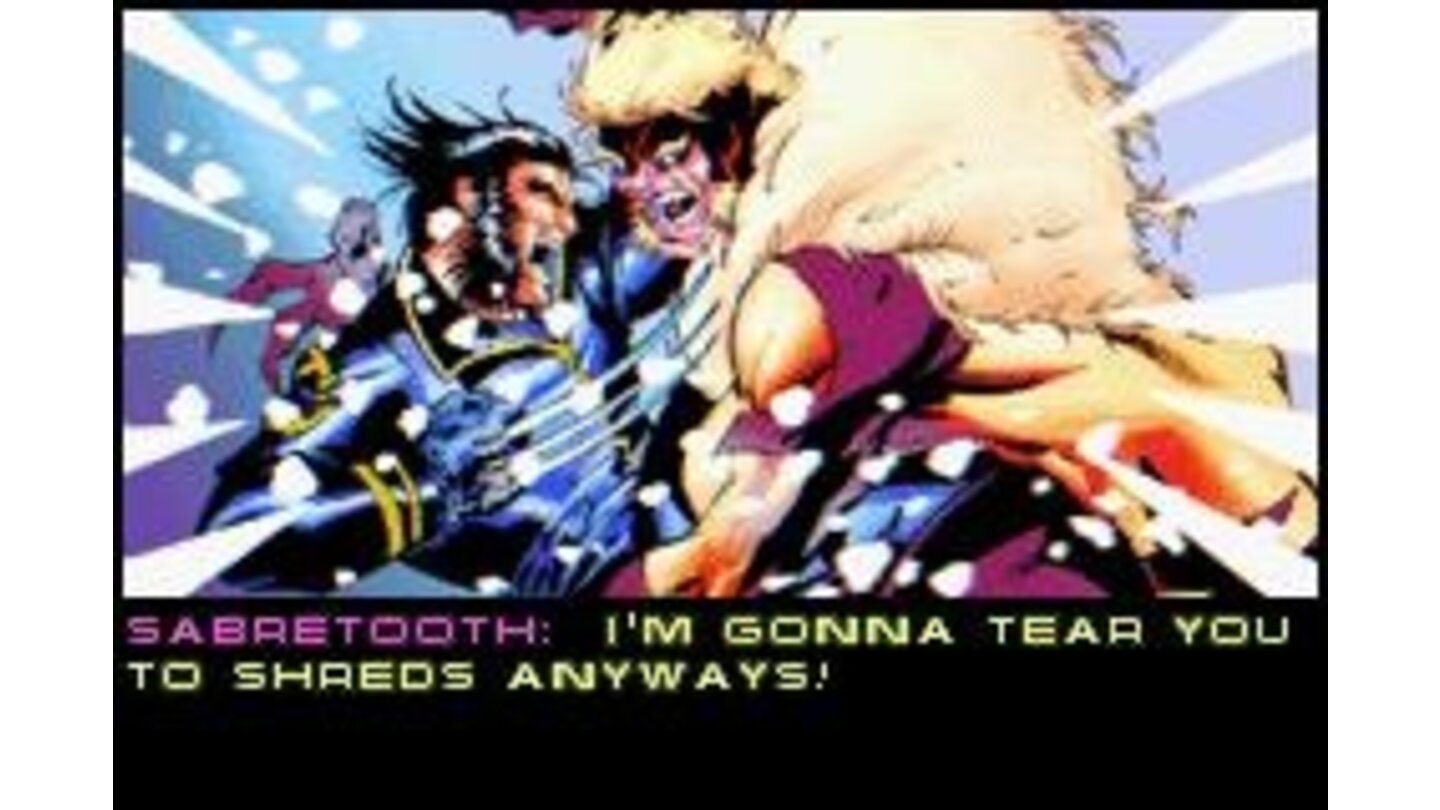 Wolverine and Sabretooth are deciding its differences for the most easy way...