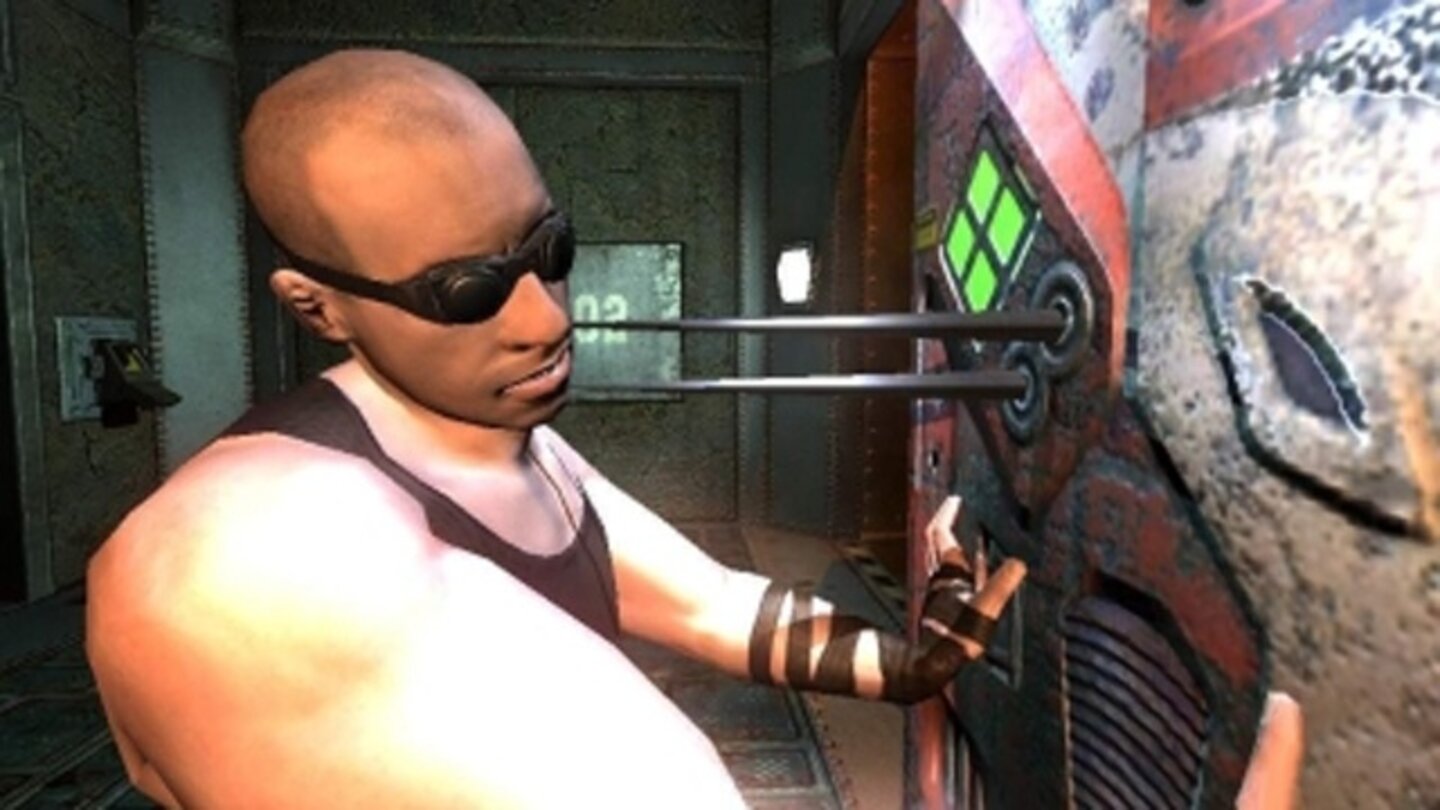 The Chronicles of Riddick: Escape from Butcher BayDas über die Kinofilme Pitch Black und Chronicles of Riddick bekannte Universum um den Schwerverbrecher Richard B. Riddick erhielt mit Escape from Butcher Bay 2004 eine überaus gelungene Spielumsetzung für die Xbox. Hauptdarsteller Vin Diesel produzierte das Actionspiel selbst mit und lieh Riddick seine Stimme. Entwickelt wurde Escape from Butcher Bay von den schwedischen Starbreeze Studios, die später für das erste The Darkness und das Syndicate-Remake verantwortlich zeichneten. Eine erweiterte Version von Escape from Butcher Bay erschien 2009 für Xbox 360, PlayStation 3 und den PC.