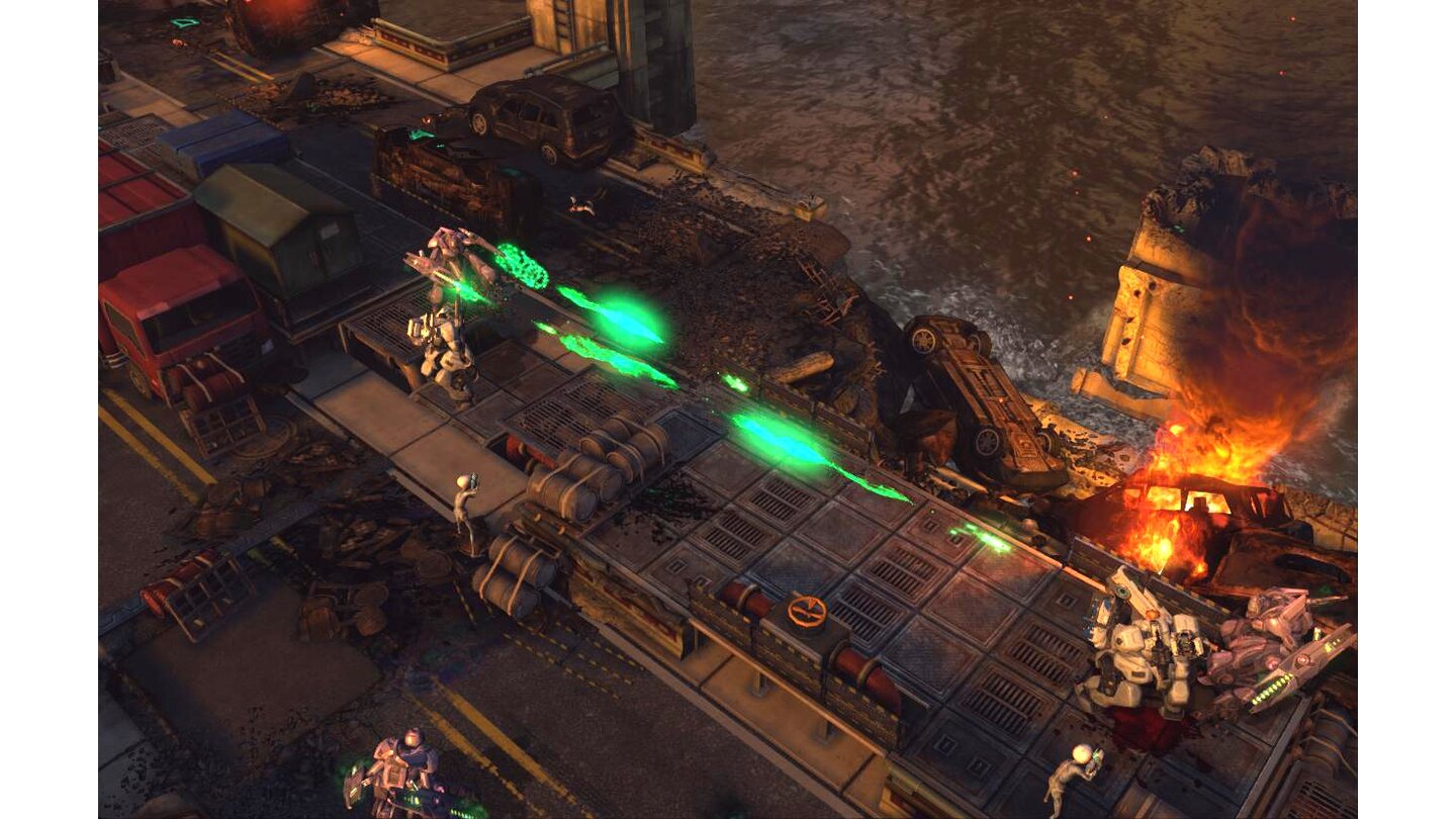 XCOM: Enemy WithinDie neuen MEC-Soldaten scheinen es nicht nötig zu haben, sich hinter Deckung zu verkriechen.