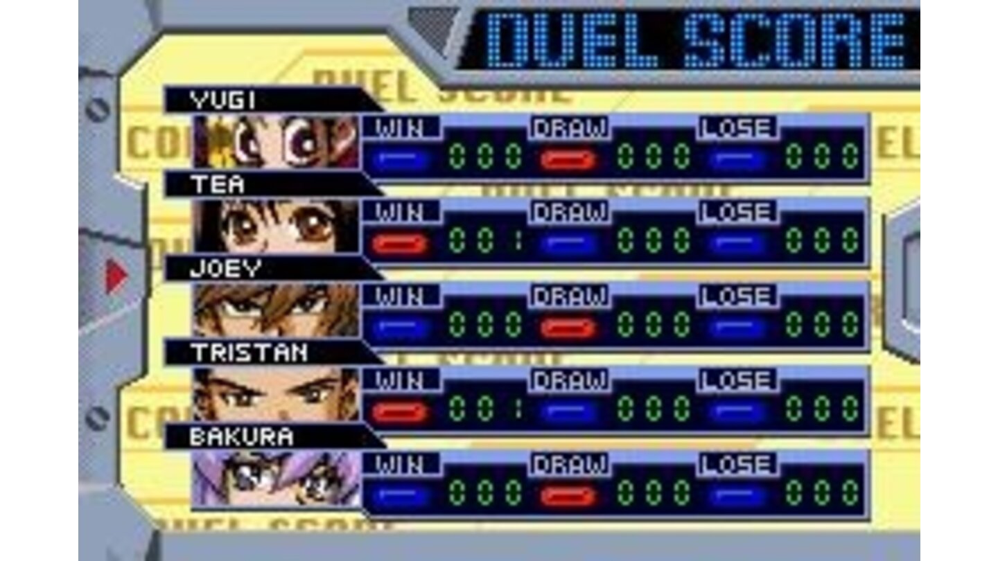 Easily check your record and see whether you normally win, lose, or tie each duelist