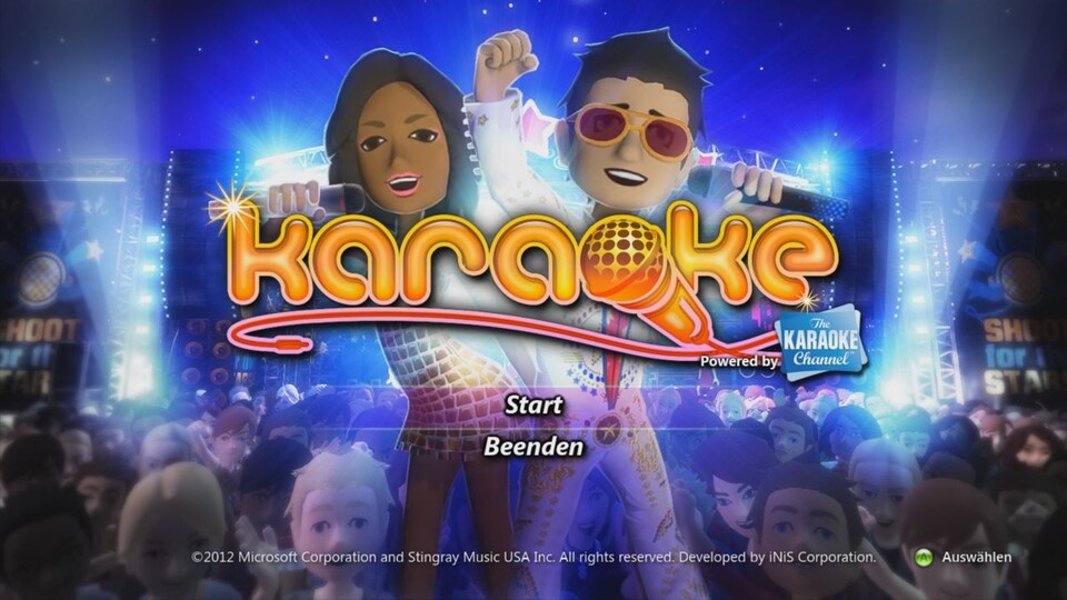 Die Karaoke-App auf Xbox Live bietet rund 8.000 Songs zum nachsingen an.