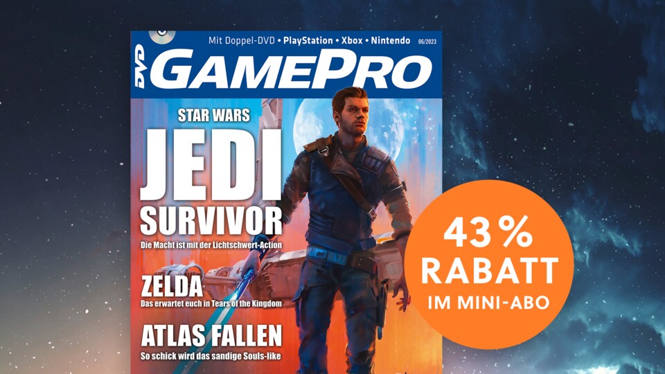 GamePro 0623 mit großer Titelstory zu Star Wars Jedi: Survivor. Direkt zum günstigen Mini-Abo!