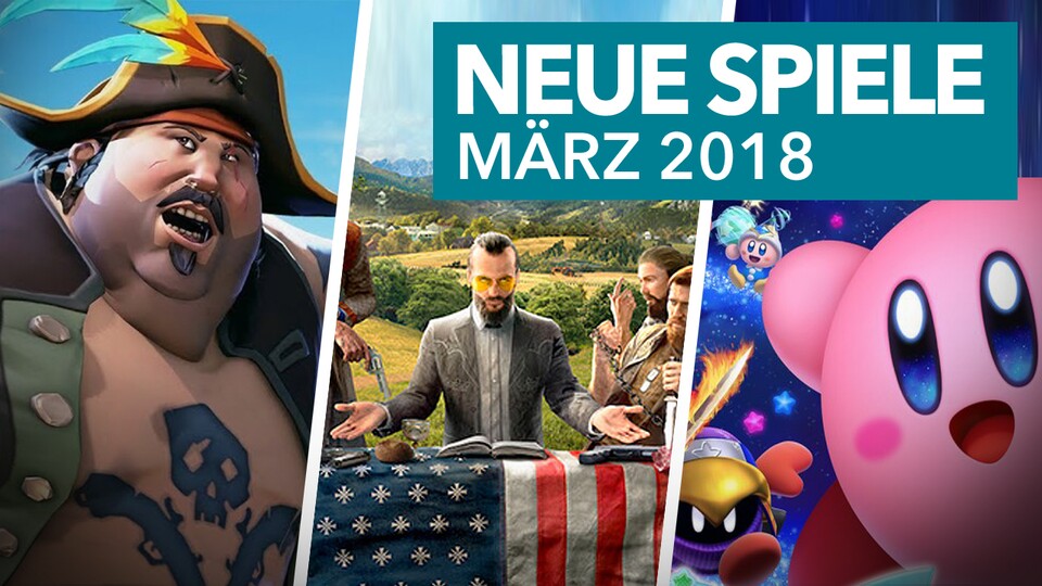 24 neue Konsolenspiele im März 2018 - Release-Vorschau für PS4, Xbox One, Switch + Co.