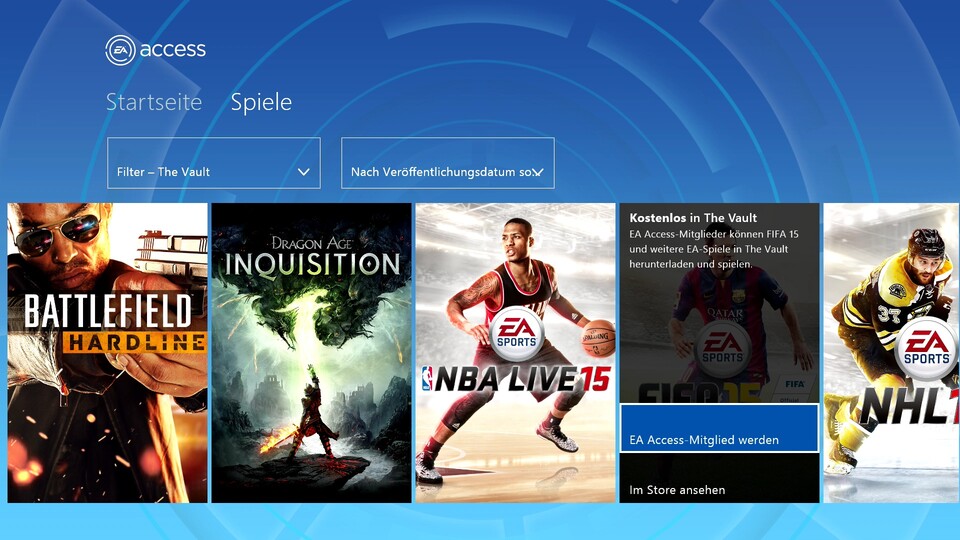 EA Access bietet viele kostenlose Spiele, Rabatt für neue EA-Spiele und Early-Access-Veröffentlichungen für neue EA-Titel. Der Service ist während der E3 2016 kostenlos.