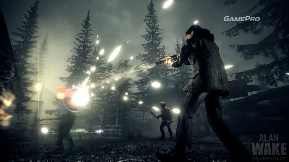 Alan Wake: Light sources like the flashlight destroy the protection of the &quot;Taken&quot;