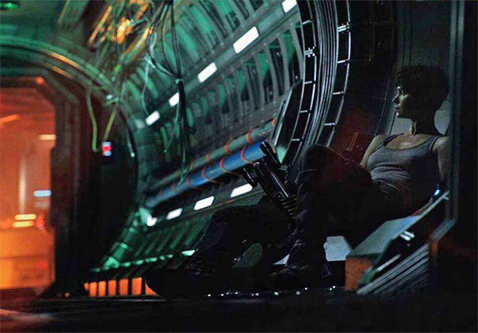 Erstes Set-Bild zu Alien: Covenant zeigt neue Hauptdarstellerin Katherine Waterston als Daniels.