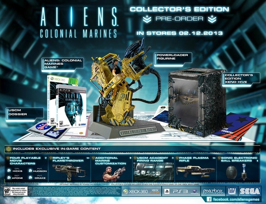 Die Collector's Edition von Aliens: Colonial Marines 