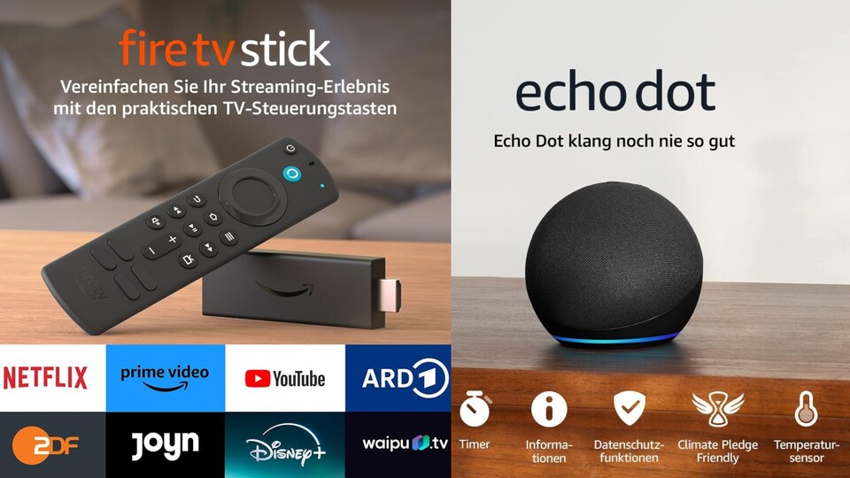 The classics among Amazon devices such as the Amazon Fire TV Stick and the Echo Dot 5 are already reduced before Prime Day.