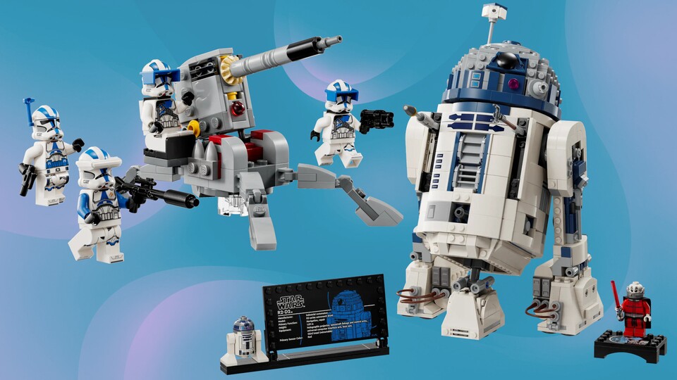 Die LEGO-Sets gehören bislang zu den Highlights im Star Wars Sale. Gerade R2-D2 ist ein schickes Ausstellungsstück.