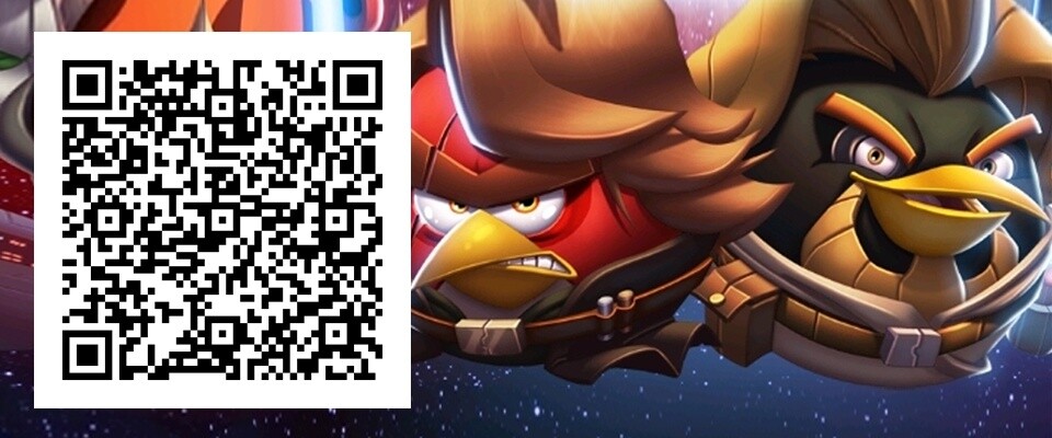 Den QR-Code links benutzen, um das Spiel direkt mit dem iOS-Gerät herunterzuladen.