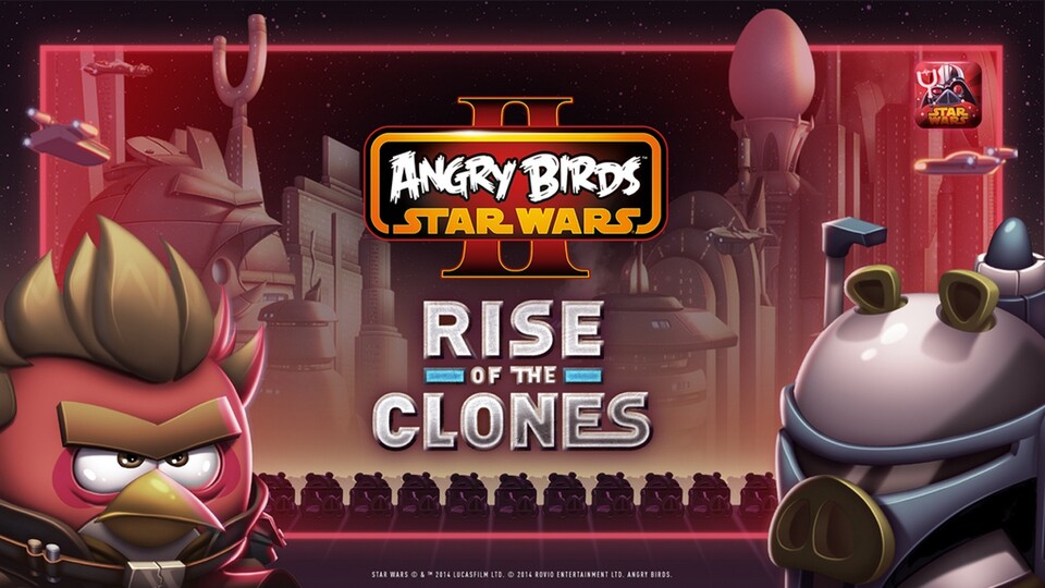 Das »Rise of the Clones«-Update ist für die iOS-Version von Angry Birds Star Wars 2 verfügbar.