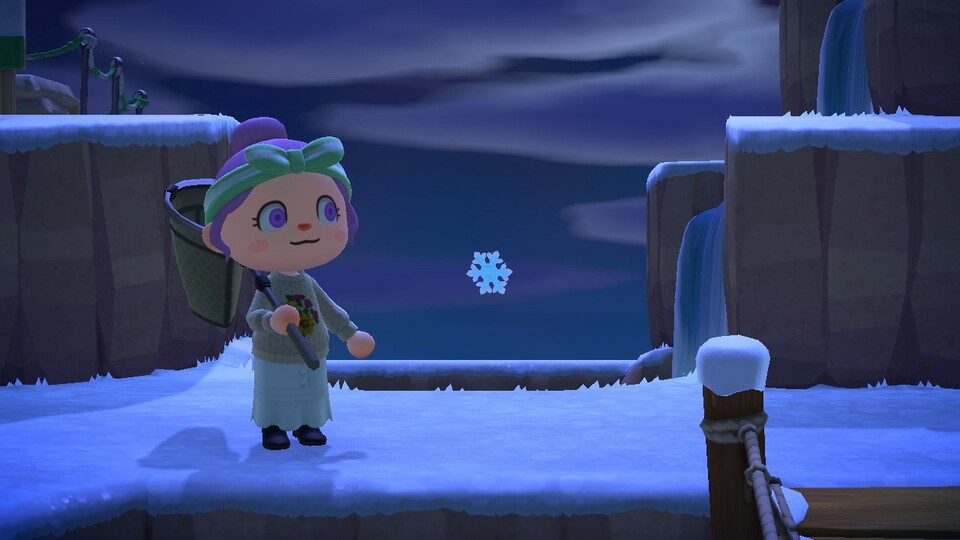 Ab heute könnt ihr Schneeflocken in Animal Crossing sammeln.