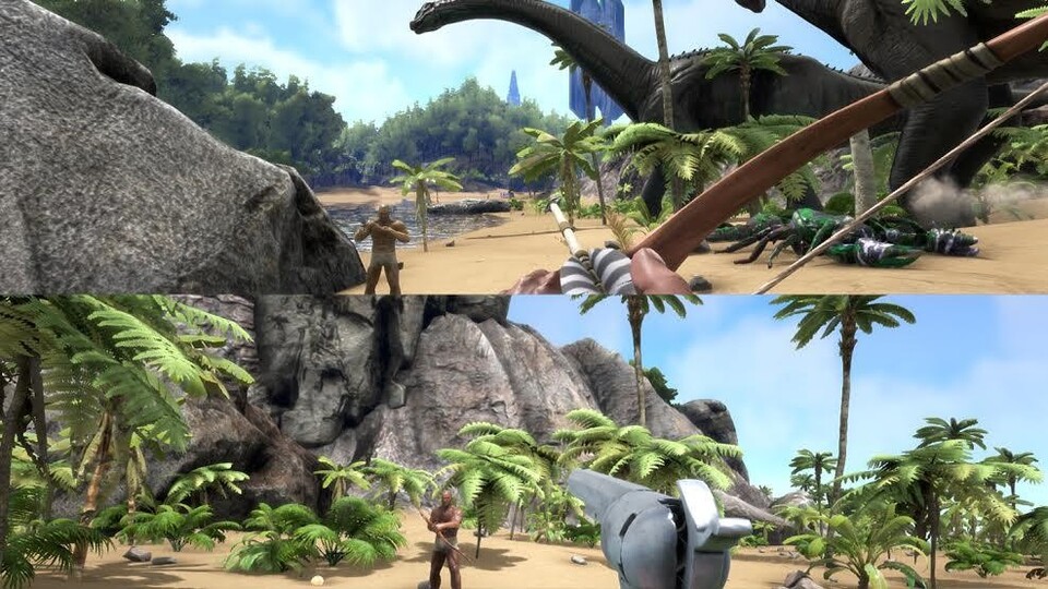 Die Xbox-One-Version von Ark: Survival Evolved bekommt 2016 einen Splitscreen-Modus für bis zu zwei Spieler spendiert.