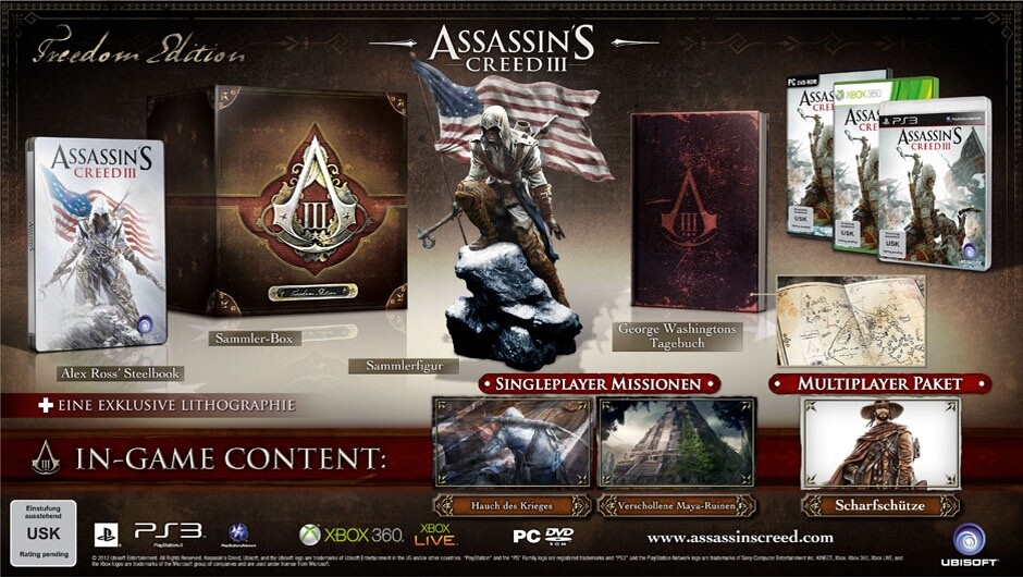 Assassin's Creed 3 - Freedom Edition : 