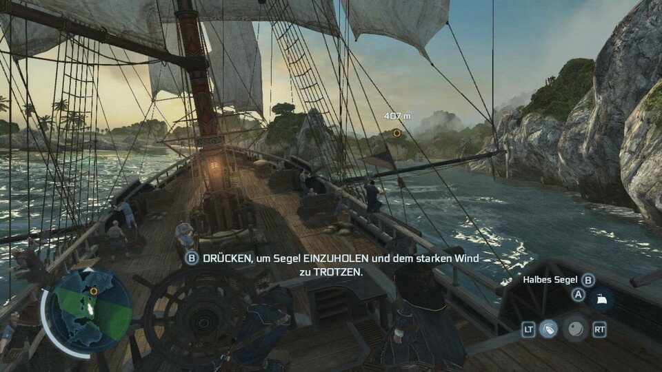 Erstmals geht es bei Assassin's Creed auch auf dem Wasser ordentlich zur Sache.