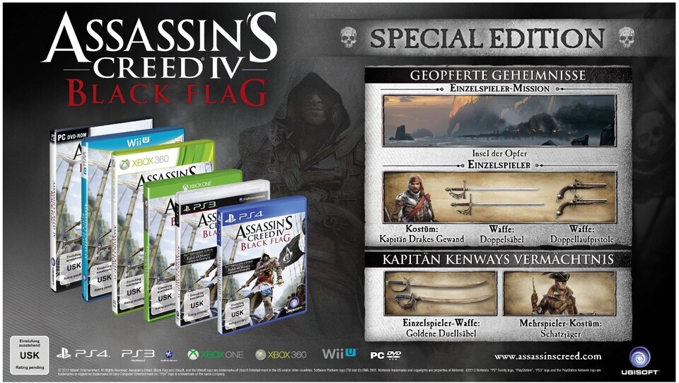 Assassin's Creed 4: Black Flag: Die Special Edition
