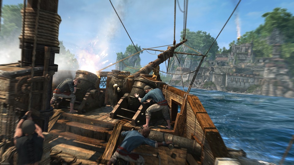 Ubisoft lässt Assassin's Creed 4: Black Flag auf der Messe anspielen.