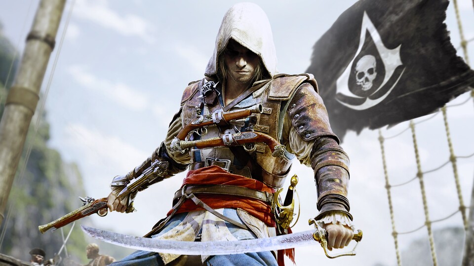 Das Piratenleben ist schön. Oder nicht? Mit Assassin's Creed 4: Black Flag dürfen wir unter Palmen von diesem Leben kosten.