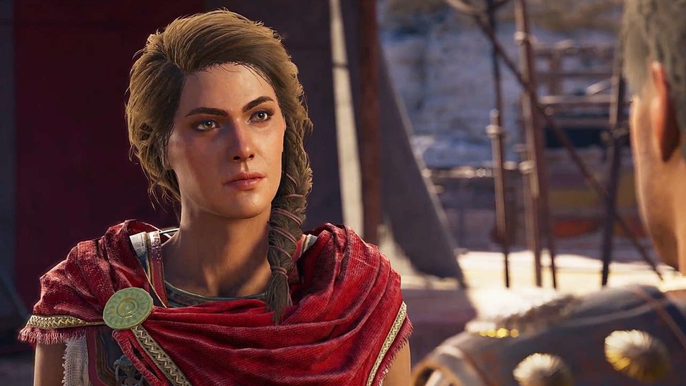 Kassandra wirkte im Vorfeld von Assassin's Creed: Odyssey deutlich präsenter als Alexios.