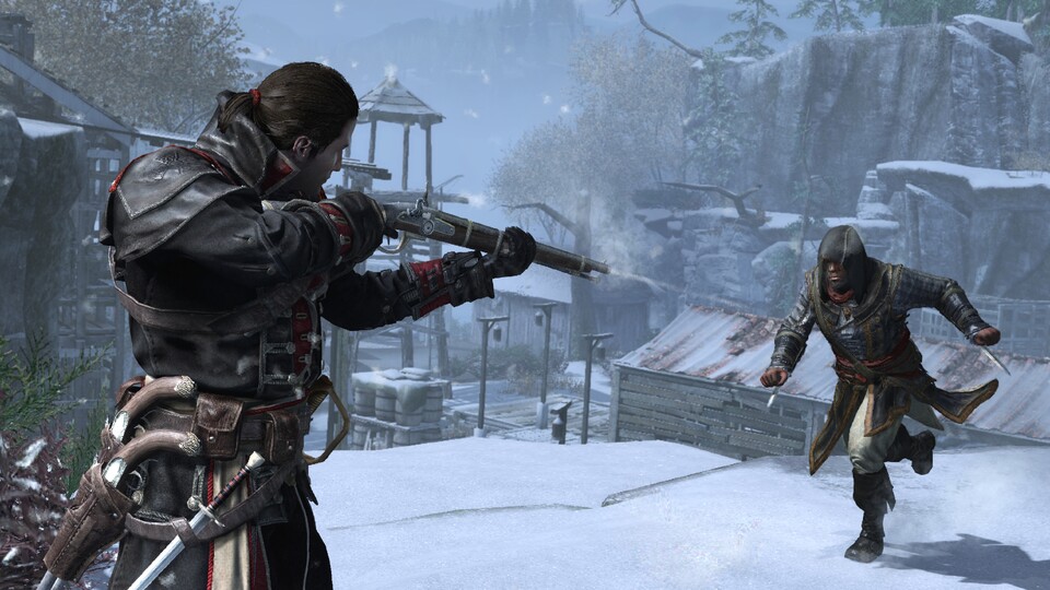 Wie es aussieht, wenn ein Assassine sich gegen die Assassinenbruderschaft stellt, sehen wir in Assassin's Creed: Rogue.