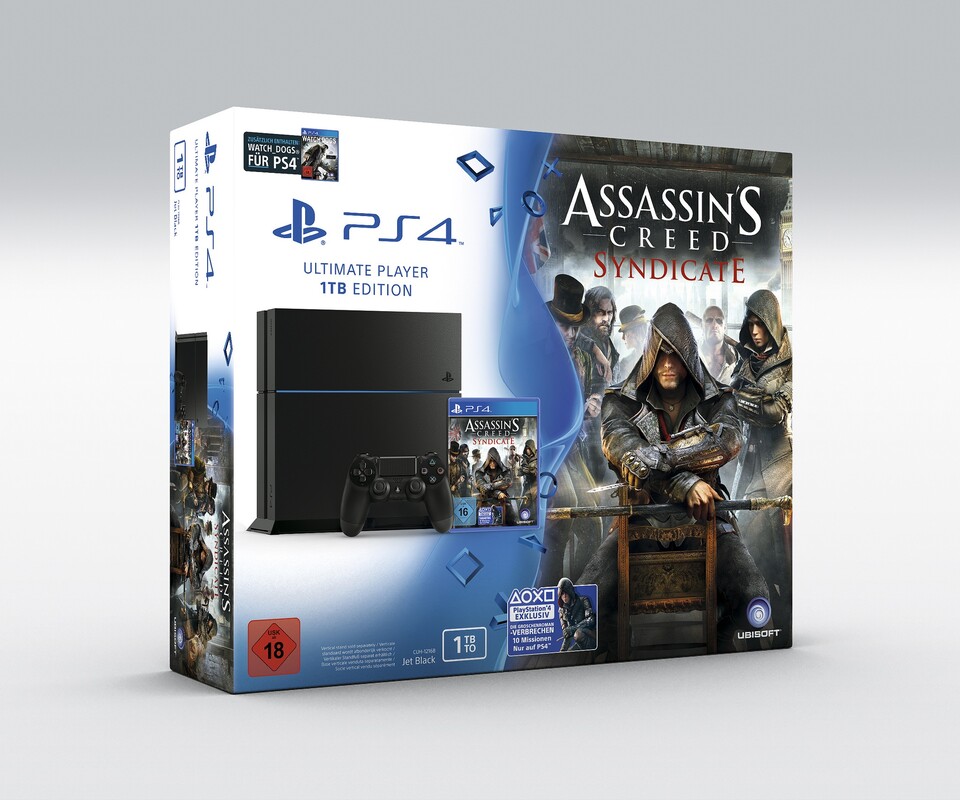Das PS4-Bundle von Assassin's Creed Syndicate enthält exklusive Missionen sowie eine kostenlose Version von Watch Dogs.