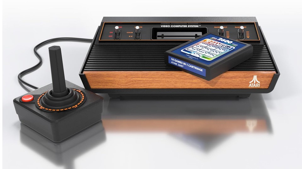 Der Atari 2600+ funktioniert wie die Original-Konsole mit Spiele-Cartridges.