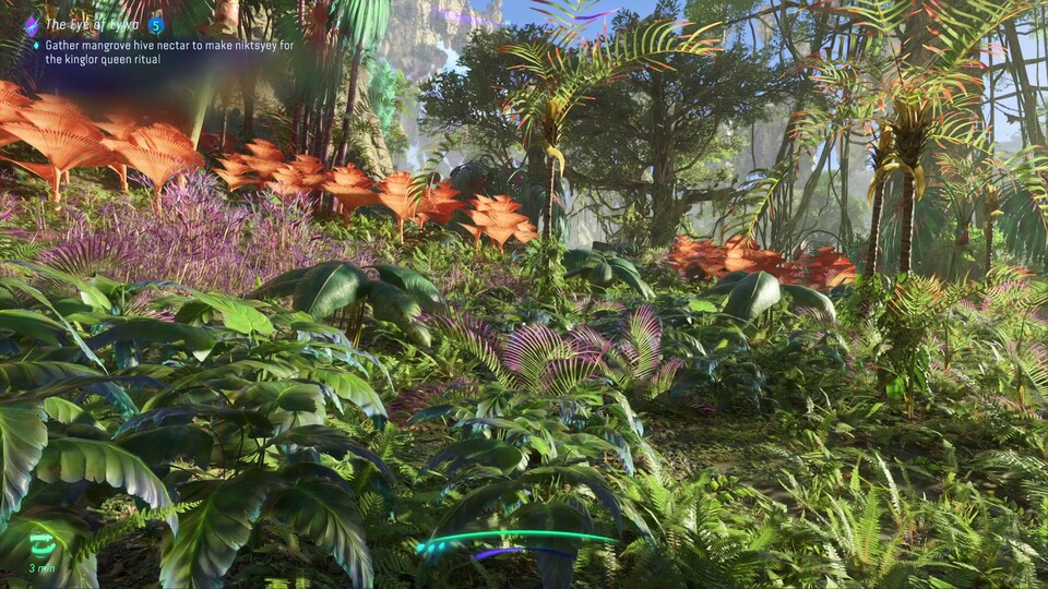 Abwechslungsreiche Flora und Fauna, viele Details: Die Spielwelt von Frontiers of Pandora sieht toll aus.
