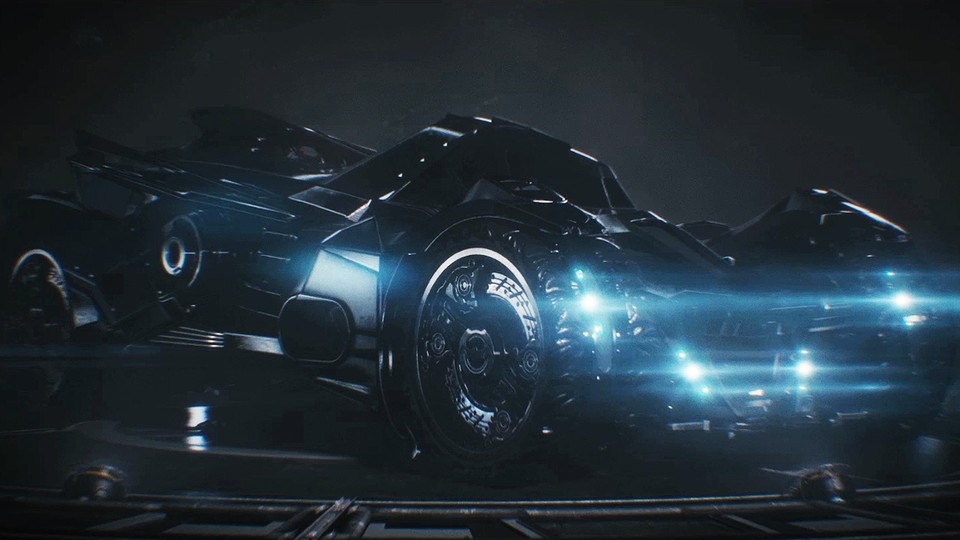 Das neue Batmobile in Arkham Knight weicht vom Design aus Arkham Asylum und City ab.