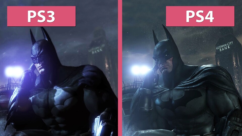 Batman: Return to Arkham - Arkham City: PS3 gegen PS4 Remaster im Grafik-Vergleich
