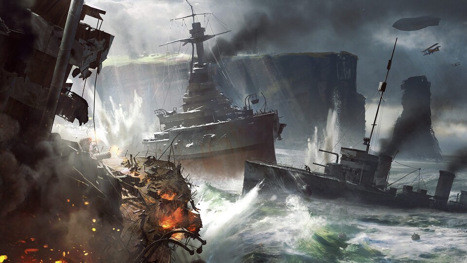 Battlefield 1: Turning Tides bietet auch Seeschlachten.