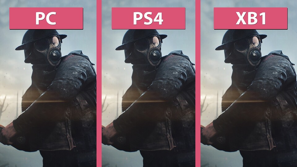 Battlefield 1 - PC gegen PS4 und Xbox One im Grafik-Vergleich