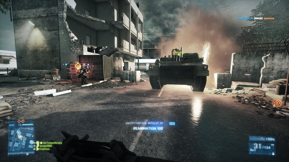 Der nächste Patch von Battlefield 3 nimmt Änderungen an den Waffen vor.