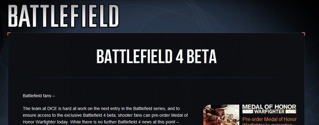 DICE arbeitet an Battlefield 4 und kündigt die Beta für 2013 an.