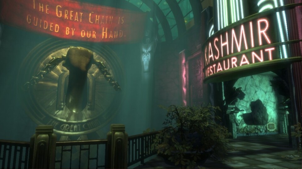 Bioshock: Kein übliches Shooter-Szenario - die Unterwasserstadt Rapture.