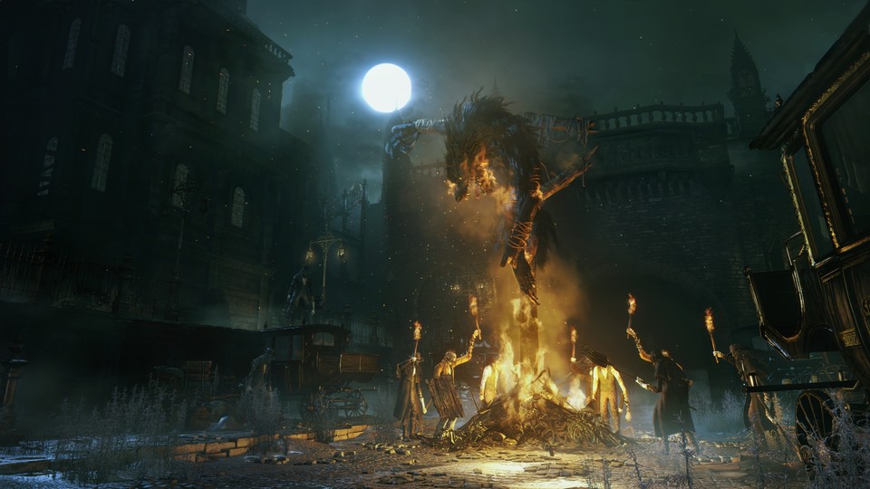 Bloodborne wurde von einer anderen Abteilung From Softwares parallel zu Dark Souls 2 in Angriff genommen.