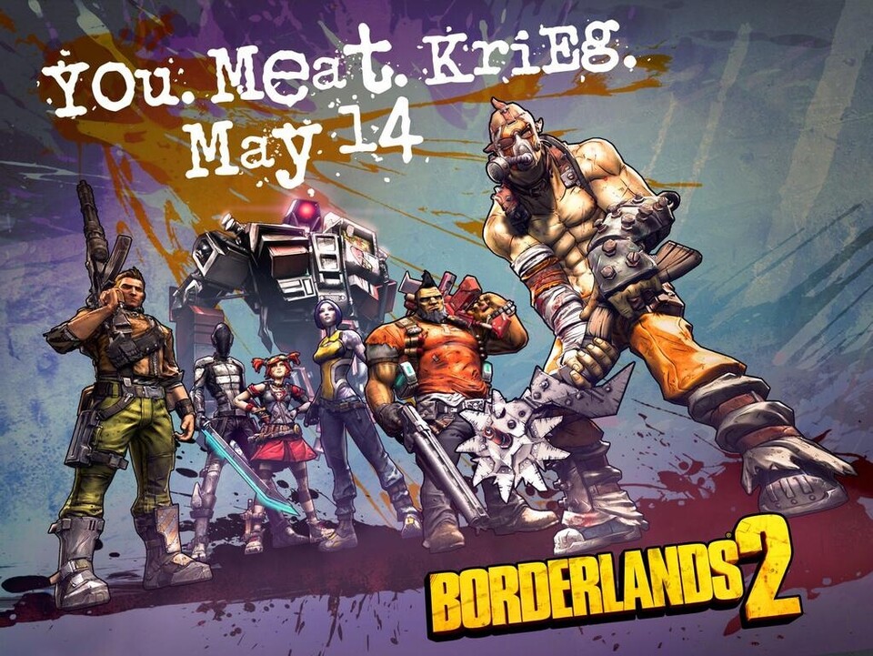 Der Release-Termin vom »Krieg«-DLC für Borderlands 2 steht fest.