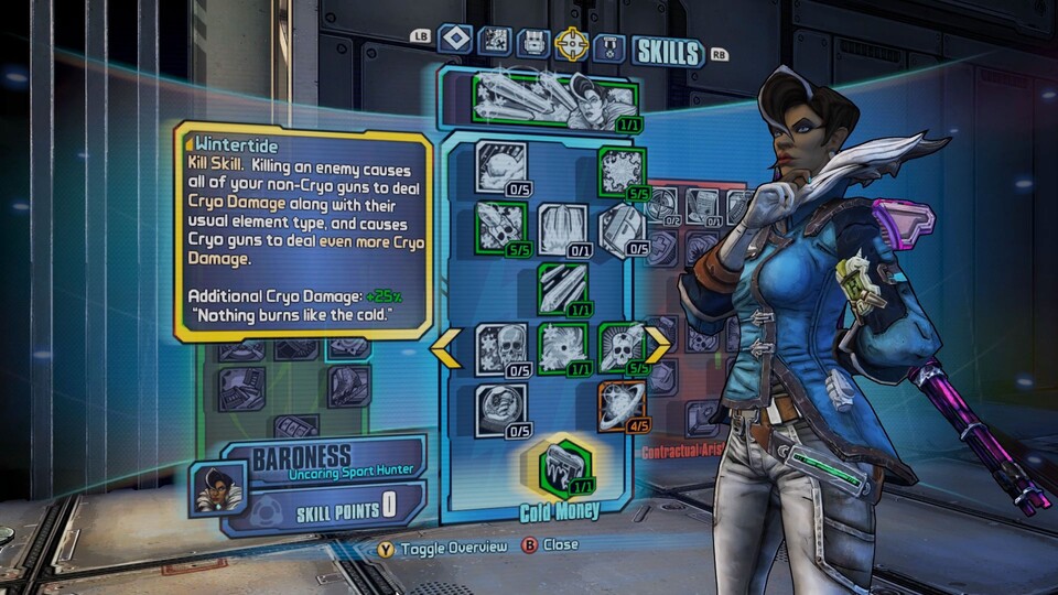 Aurelia ist der neue Spielcharakter im DLC »Lady Hammerlock Pack« für Borderlands: The Pre-Sequel.