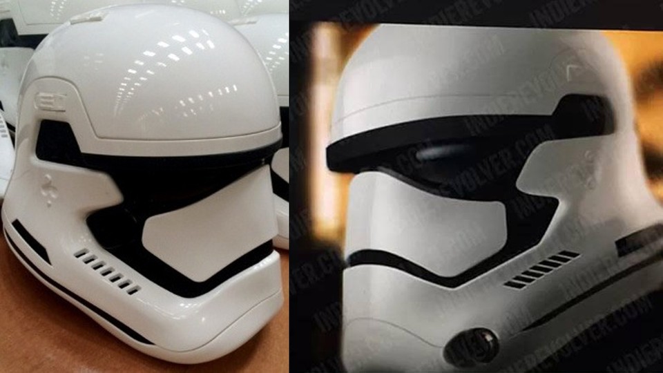 Die Webseite Indie Revolver veröffentlichte im August 2014 Bilder von den Helmen der Stormtrooper in Episode 7.