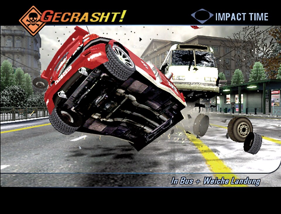 Eindrucksvoller geht es kaum: Die Unfälle sind gerade in der »Impact Time« unglaublich bombastisch. Screen: Xbox